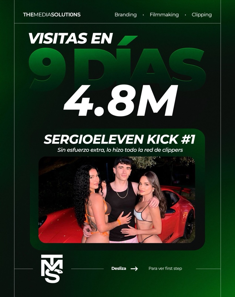 SergioEleven: 4.8M views in 9 days with clipping